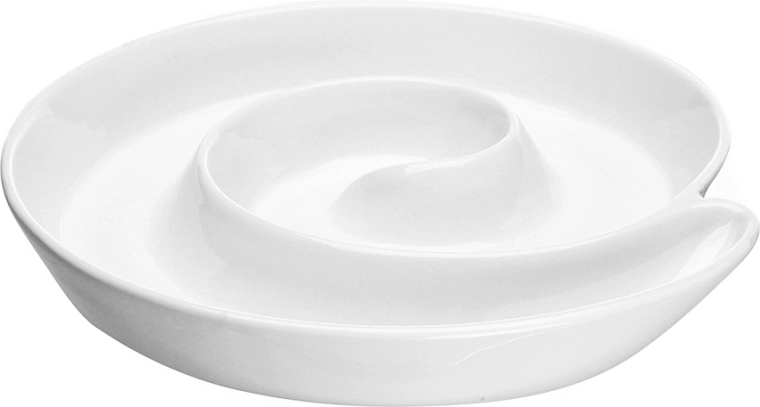Regular porcelánová servírovacia miska „slimák“ 20 cm krémová