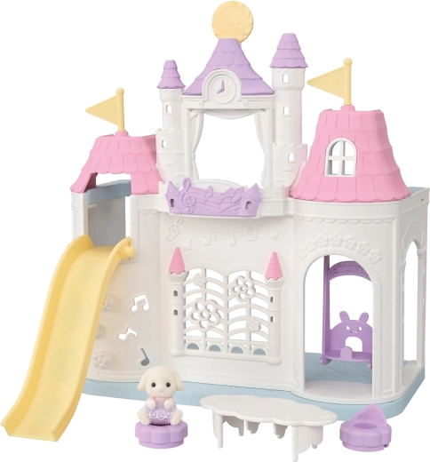 Zámocká škôlka SYLVANIAN FAMILIES – herný hrad s hojdačkou a šmýkačkou