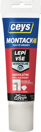 Montážne lepidlo MONTACK CEYS Express 135 g transparentné