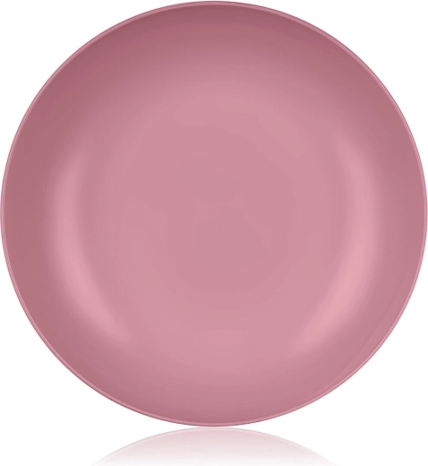 Hlboký tanier 22 cm Culinaria tmavoružový plast