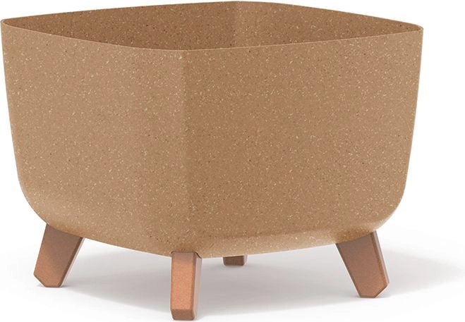 Kvetináč Gracia Square Eco Wood 29 × 29 × 22 cm, prírodný