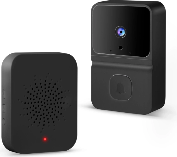 Bezdrôtový Wi-Fi videovrátnik s akumulátorom HD čierny