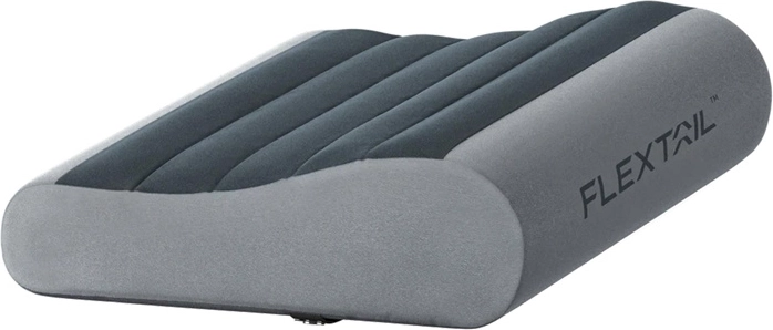 Flextail Zero Pillow nafukovací cestovný vankúš sivý