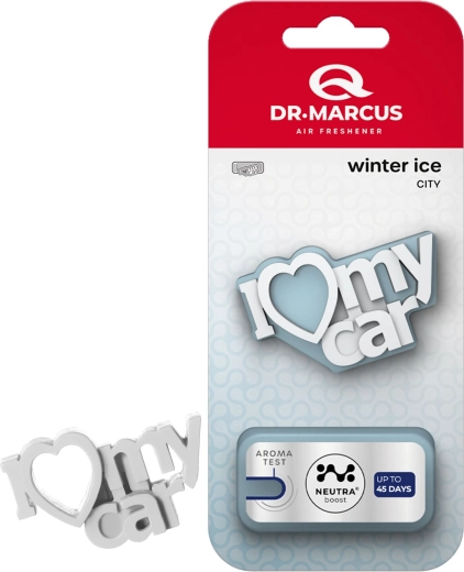 Dr. Marcus City I Love My Car Winter Ice osviežovač vzduchu do auta