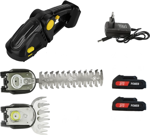 2v1: čepeľ na kry aj nožnice na trávu