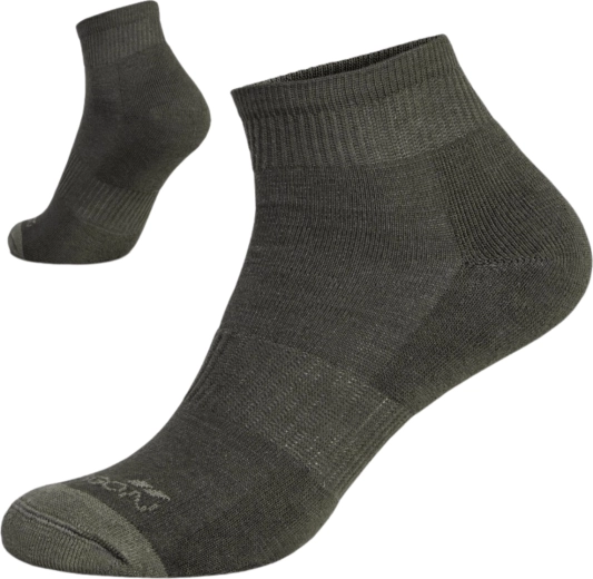 Pentagon nízke ponožky Low Cut olivovo zelené 42–44