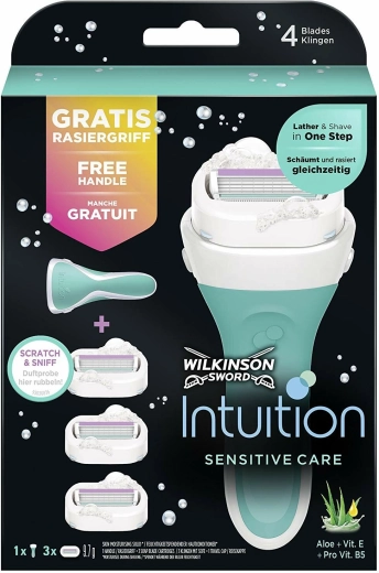 Dámsky holiaci strojček Wilkinson Intuition Sensitive Care s náhradnými hlavicami