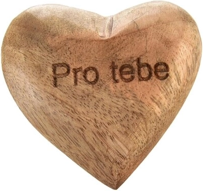 Srdce mango „Pre teba“ – malý dekoratívny darček
