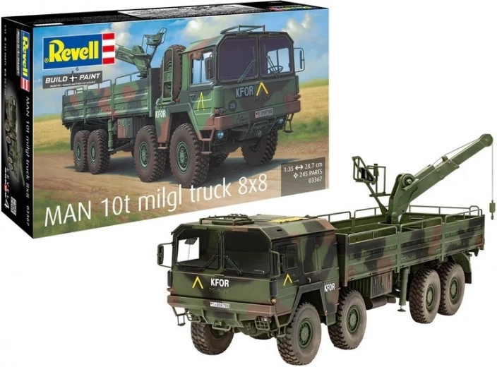 Plastový model nákladného vozidla MAN 10T MILGL 8x8 1/35