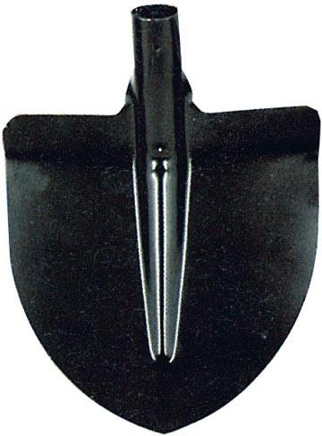 Lopata srdcovka bez násady, čierna