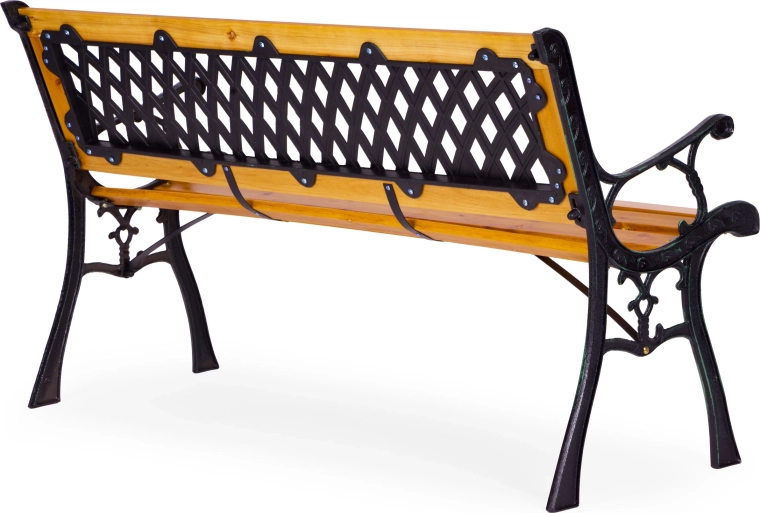 Dekoratívne prelamované operadlo