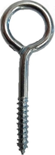 Zatvorené očko so závitom 25 × 10 × 3 mm, pozinkované (400 ks)
