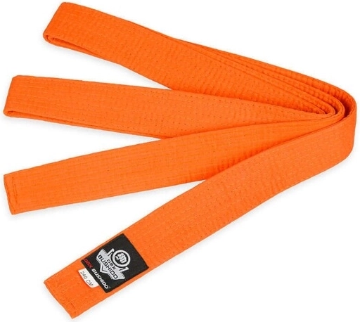 Oranžový pás ku kimonu DBX Bushido OBI – 240 cm