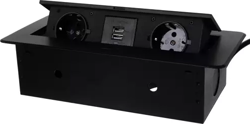 2× zásuvka + 2× USB v jednom module