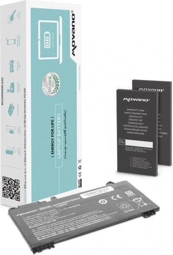Batéria Movano RE03XL pre notebooky HP ProBook 430/440/450 G6 a G7 3500 mAh 40 Wh