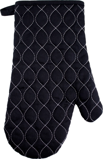 Kuchynská chňapka 18 × 30 cm čierna
