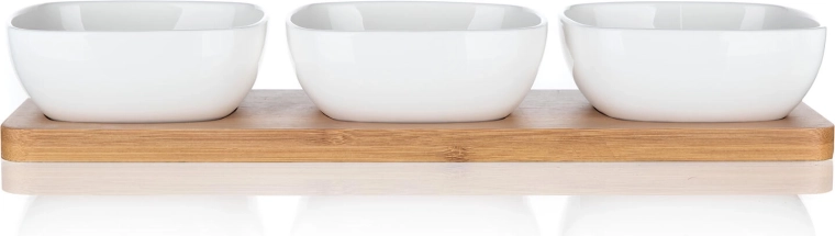 Elegantná kombinácia porcelánu a bambusu