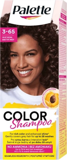 Palette Color Shampoo 3-65 zamatovo hnedý 50 ml