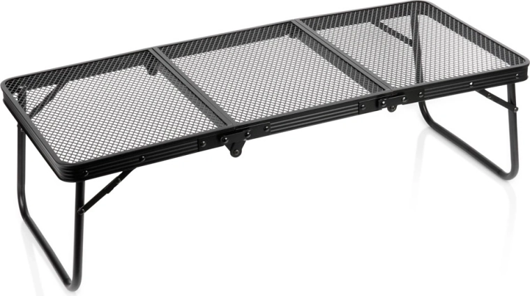 Skladací turistický stolík Vilde 90 × 40 cm, čierny