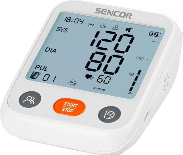 Sencor digitálny tlakomer na rameno SBP 1150WH