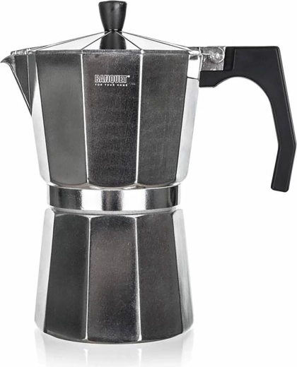 Kávovar Bria 9 šálok hliníkový moka kávovar 400 ml