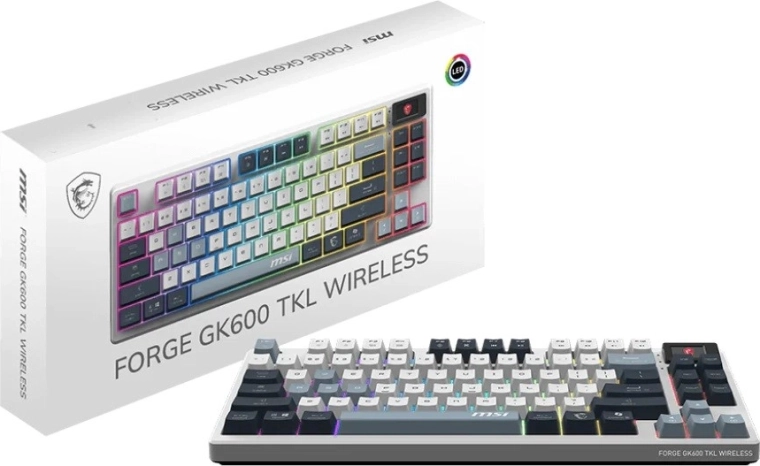 Herná klávesnica Forge TKL Sky (US)