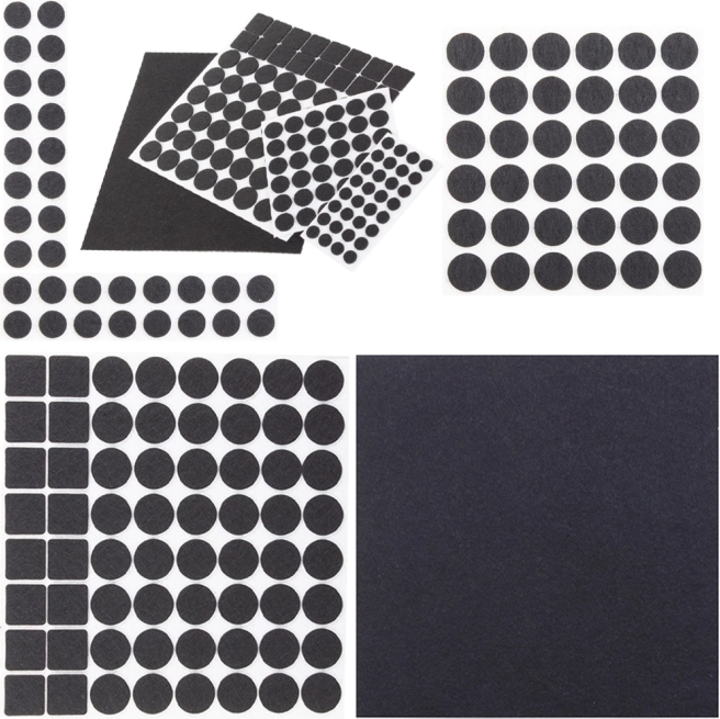 Plstené podložky pod nábytok sada 133 ks