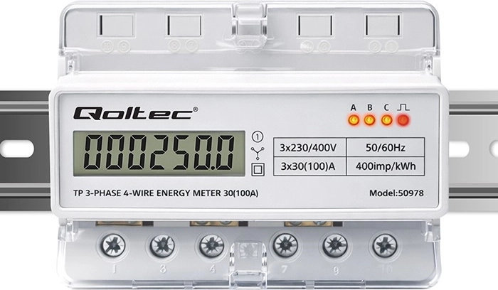 LED indikácia s pulznou konštantou 400 imp/kWh