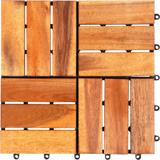 Prírodné agátové drevo s odolnou povrchovou úpravou