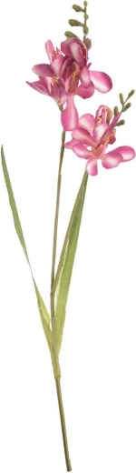 Umelá kvetina Frézia ružová 54 cm