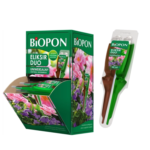 Biopon elixír duo univerzálne dvojzložkové tekuté hnojivo 35 ml