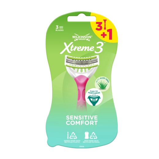 Wilkinson Xtreme3 Sensitive Comfort dámsky holiaci strojček 3+1