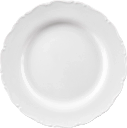 Porcelánový plytký tanier MONA s lemom 24,5 cm
