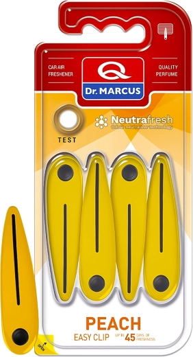 Dr. Marcus Easy Clip Peach osviežovač vzduchu do auta