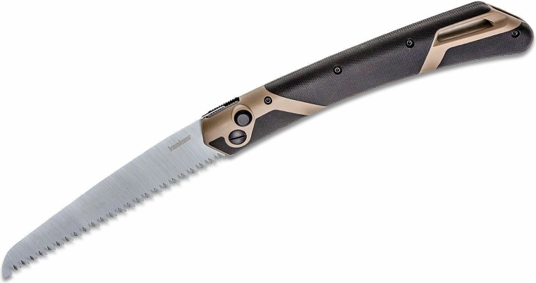 Skladacia píla Kershaw Taskmaster Saw 2, 17,8 cm, čierno‑hnedá