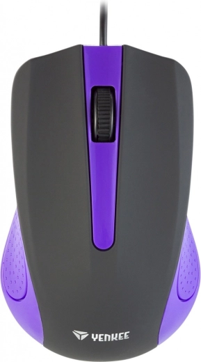 Drôtová myš USB s gumovým povrchom