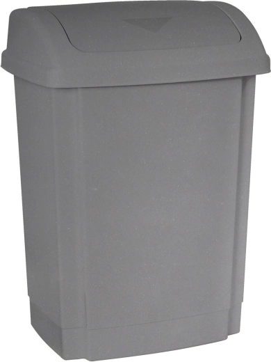 Výklopný odpadkový kôš 25 l, sivý
