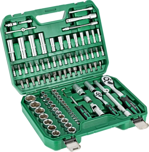 STALCO sada nástrčných kľúčov 1/2" + 1/4" (94 dielov)