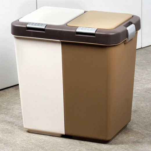 Dve samostatné komory pre jednoduché triedenie