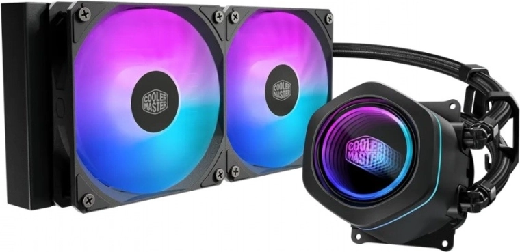Vodné chladenie CPU MasterLiquid Core Nex 240 ARGB čierne