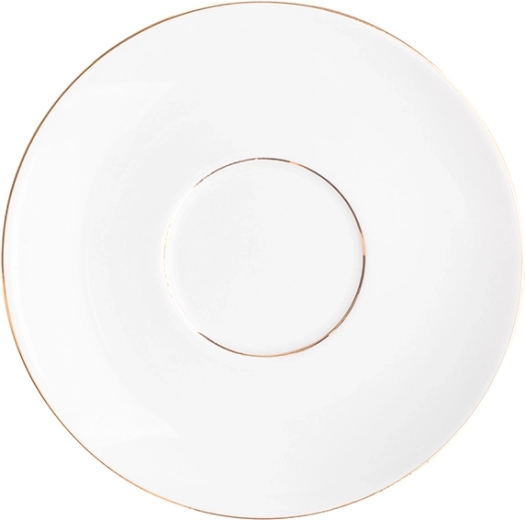 MariaPaula Klasyka Zlatá línia – porcelánový podšálok 15 cm