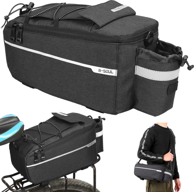 Termo brašna na zadný nosič bicykla, izolačná, vodoodolná, 9 l
