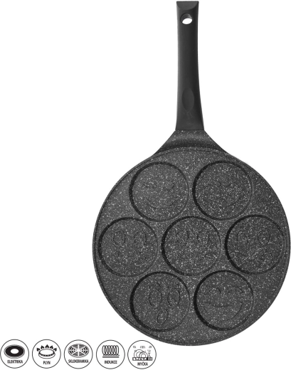 Panvica na vajcia a lievance Grande so 7 otvormi 27 cm