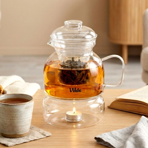 Ohrievač na tealight udrží čaj dlhšie teplý