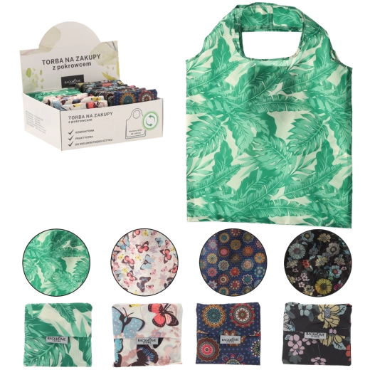Opakovane použiteľná nákupná taška Torba na zakupy 42 × 41 cm – mix vzorov