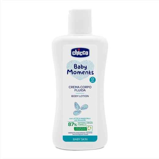 Chicco telové mandľové mlieko Baby Moments 200 ml
