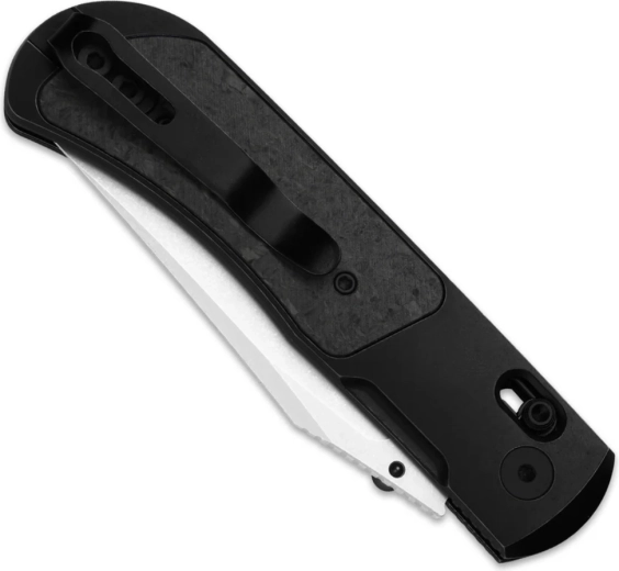 Titánová rukoväť s karbónovým inlay a deep carry klipom