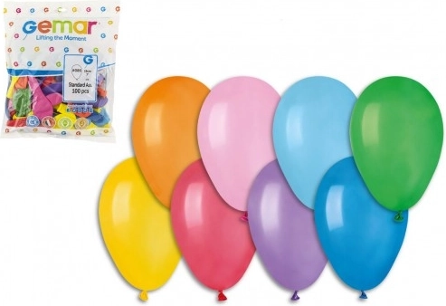Nafukovacie balóniky 19 cm, 100 ks - Karneval