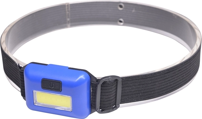Solight LED čelová svietidlo 3 W COB modrá