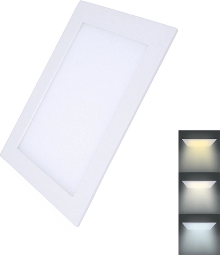 Solight LED mini panel do podhľadu štvorcový CCT 18 W